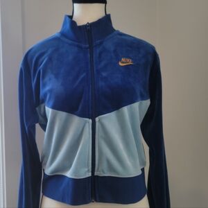 Nike Women's Blue and Light Blue Jacket